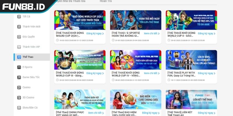Khuyến Mãi FUN88 2 Khuyến mãi FUN88 hoàn trả siêu tốc