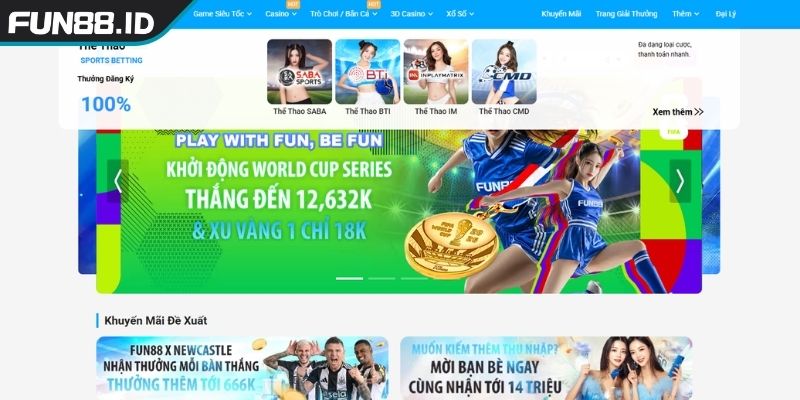 Thể Thao BTI FUN88 Giải Mã Sức Hút Từ Sảnh Cược Đẳng Cấp 1 Tổng quan về sảnh thể thao BTI FUN88