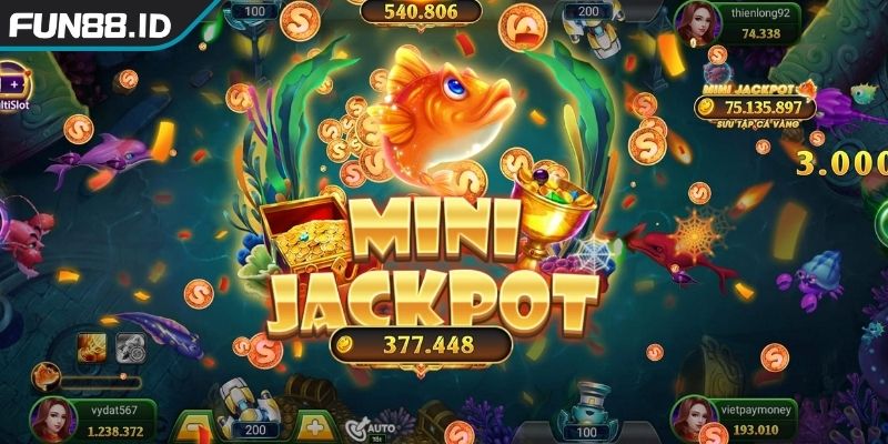 Chúng Thần Phát Tài FUN88 Săn Thưởng Không Giới Hạn Mỗi Ngày 2 Trò bắn cá Chúng Thần Phát Tà đa dạng với mức thưởng khác nhau