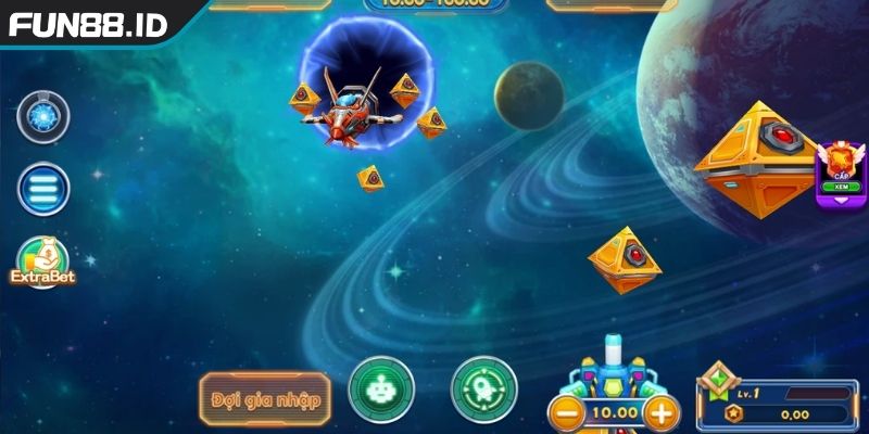 Bắn Cá Vũ Trụ FUN88 Siêu Phẩm Giải Trí Hấp Dẫn Nhất Năm 2025 2 Tỷ lệ thưởng hấp dẫn lẫn đa dạng của game săn cá Vũ Trụ